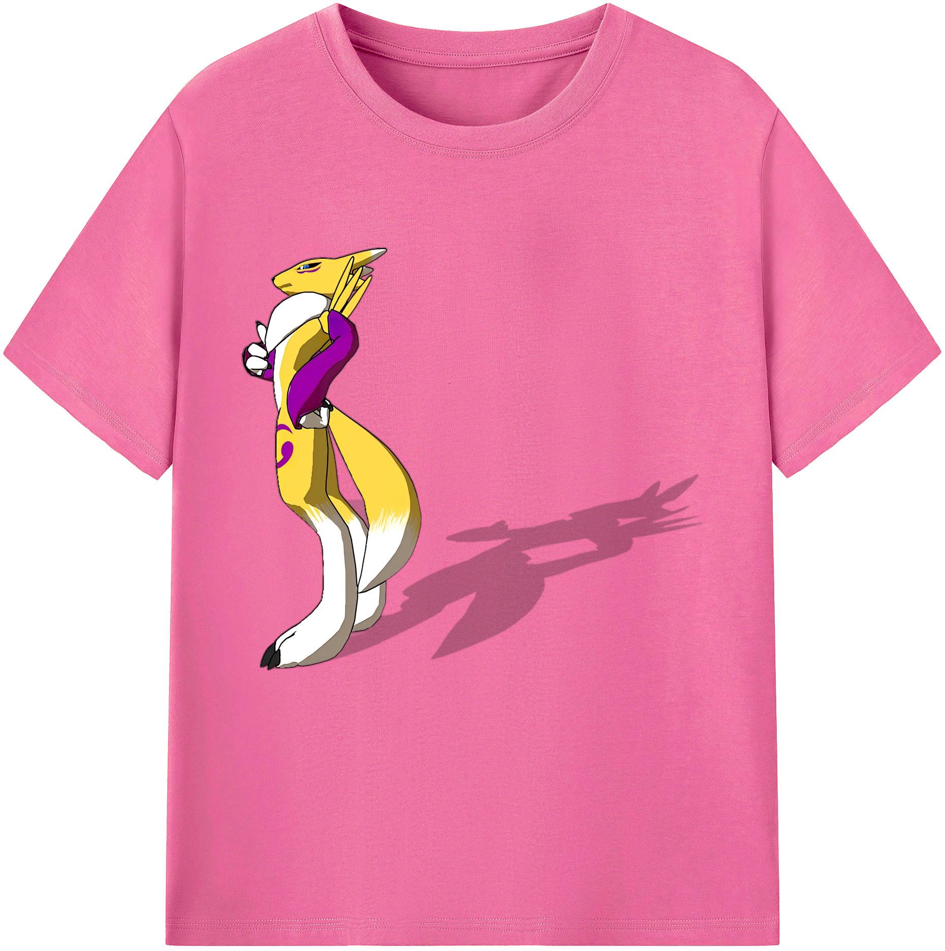 （画像用） Digimon デジタルモンスター/デジモン レディースカジュアルプリントTシャツ（綿100％）
